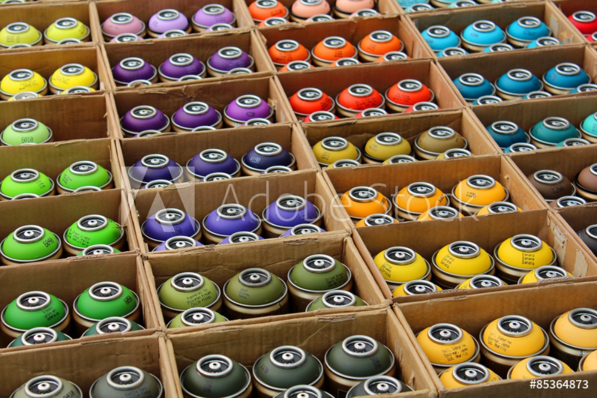 Picture of Bombes de peinture pour graffeur